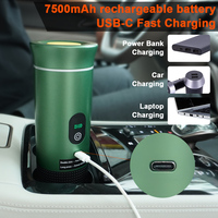 Machine à café portable à chargement USB sans fil, système à capsules italien, pompe à chaleur compacte haute pression