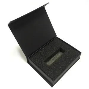 工艺纸盒批发长方形USB珠宝包装手机耳机盒手机电子纸盒婚庆收纳翻盖