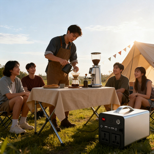 สถานีพลังงานสำรองแบบพกพา Brand Original 300W 333Wh ลิเธียมเทอร์นารี คลื่นไซน์ปรับแต่ง MPPT สำหรับกิจกรรมกลางแจ้ง ปิกนิก และสังสรรค์ - Product Image 1