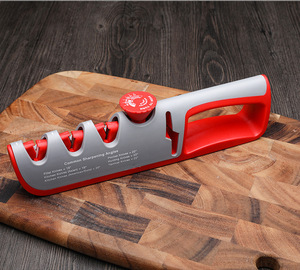 Afilador de Cuchillos 5 en 1, Herramienta Profesional para Afilar Tijeras de Cocina, Piedra de Afilar de Tungsteno y Diamante, Máquina Afiladora con Ángulo Ajustable - Product Image 2