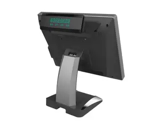 Pos System 15 Inch All In One Resistive Touch Pos Terminal New Style Pos Cash Registers