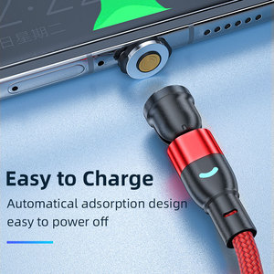 Greenport 5pin Câble de Recharge Magnétique en forme de L 3A Charge Rapide 3 dans 1 USB Données Câble Jeu de Charge ligne - Product Image 4
