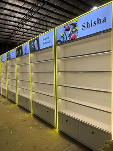 Vitrina de exhibición electrónica Estantes de exhibición de tienda Vap con luz LED de color personalizado - Product Image 2