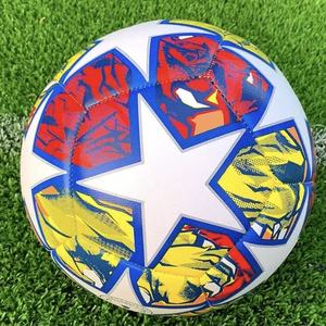 Cheap Price Thermal Bonding Soccer Ball High Quality PU Leather Football Size 5 Custom logo Football for Official <b>Match</b> - Product Image 3