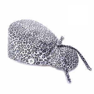 Gorros Quirúrgicos de Moda <span class=keywords><strong>para</strong></span> Enfermeras, Gorros Médicos con Forro de Satén, Suaves y Cómodos, <span class=keywords><strong>para</strong></span> Mujeres y Hombres, Uniformes de Hospital, Estampados de Animales - Product Image 6