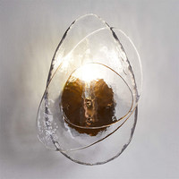 Appliques murales en verre modernes de style luxe léger - Éclairage LED pour salons, chambres, couloirs, bureaux