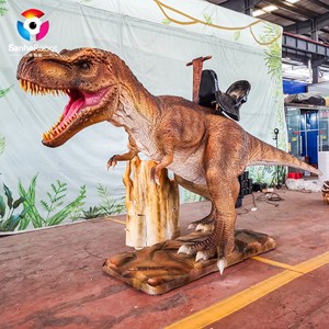 T-Rex géant de 5 m à chevaucher : Attraction réaliste de dinosaure prédateur pour parcs d'attractions et parcs à <span class=keywords><strong>dinosaures</strong></span> - Product Image 1