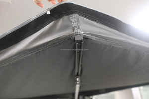 Toldo de Aluminio Rígido de 2m con Tela Oxford, Impermeable para las Cuatro Estaciones, Autoportante, de 270 Grados, con Luces Integradas para Camioneta o Autocaravana - Product Image 3