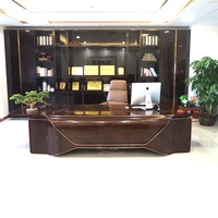 Mobilier de bureau moderne et luxueux Bobiao Bureaux de direction avec recharge sans fil électrique intelligente Design Futuriste CEO Boss Tables