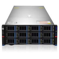 Servidor de 2U con CPU Dual AMD Epyc 9004/9005 y Memoria 24xDDR5, 12xSATA/SAS 3.5' HDD y 6 Tarjetas Aceleradoras PCIe5.0 y Servidor en Rack