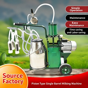 Linea di Mungitura Mobile ad Alta Efficienza per 10 Mucche con Pompa e Motore in Acciaio Inox di Grado Alimentare per Produzione Lattiero-Casearia su Larga Scala - Product Image 6