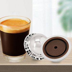 Capsules réutilisables compatibles avec <span class=keywords><strong>Nespresso</strong></span> Vertuo Plus/Vertuo Next/Vertuo <span class=keywords><strong>POP</strong></span>, dosettes rechargeables en acier inoxydable - Product Image 1