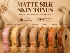 เส้นใยพิมพ์ 3 มิติ Yiqiu3D Silk PLA ขนาด 1.75 มม. สีผิวด้าน 7 เฉดสี รุ่นเยาวชน สำหรับเครื่องพิมพ์ 3 มิติ Bambu Lab และ Creality - Product Image 6