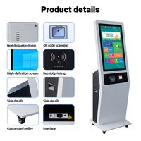 Kiosque de paiement automatique pour les factures d'eau, d'électricité et d'énergie avec écran tactile de 27/32/43 pouces, SDK, scanner QR et impression de reçus