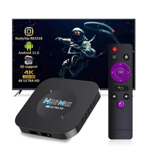 2023 New arrival H96 max M5 RK3318 4K 2Gb Ram 16Gb Rom Quad Core Smart Android 11 TV Box factory direct