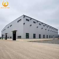 Nave Industrial Prefabricada de Acero, Expandible, Resistente a la Intemperie, para Taller o Fabricación