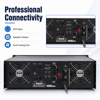 Amplificateur de puissance professionnel 4500W 4U classe H avec 24 paires de transistors MJL93/94 pour caissons de basses, enceintes professionnelles, altavoces