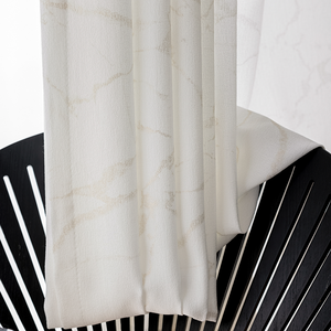 Vendita della fabbrica direttamente venature di marmo trasparente <span class=keywords><strong>tende</strong></span> di tulle bianche al metro - Product Image 5