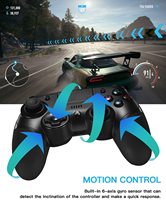 Avec double vibration/tubor/audio pour manette PS4 Manette de jeu sans fil pour PS4 Joystick Play-station 4/Pro Game Joypad Touch Vane