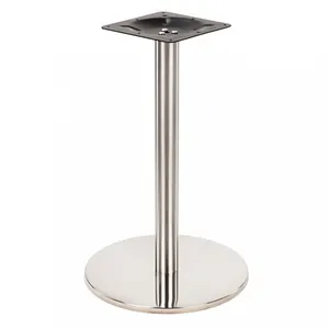 Laser Cut Round Polished Finish Modern Mirror Polished U Shaped Stainless Steel Table Legs