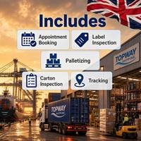 Fret maritime de Chine vers le Royaume-Uni, expédition de conteneurs FCL LCL, service de fret maritime