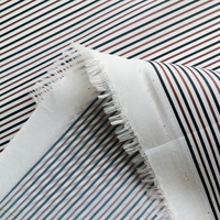 Tissu taffetas imprimé 100 % polyester à séchage rapide, rayé, pour doublure de manches de costume et de sacs, vente en gros directe usine Shaoxing