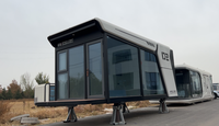 Maison mobile préfabriquée de luxe, capsule spatiale, structure en acier personnalisée, fournie par l'usine, pour usage hôtelier