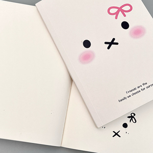 Nuevo Cuaderno de Notas con Tapa de Papel Cosida con Hilo, Diseño de Gato Adorable, A5, 100 Hojas - Product Image 3