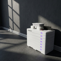 Madsun RS485 CAN énorme condensateur batterie basse tension modularisé 15KWh 48V 51.2V 280AH 300AH système de stockage d'énergie solaire domestique