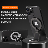 Support de téléphone magnétique pour comptoir de cuisine, support de recettes mains libres, support de bureau rotatif réglable pour la cuisson