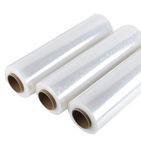 Offre Spéciale 50CM Film étirable Wrap force industrielle palette Film étirable rouleau en plastique Transparent Film étirable rouleau