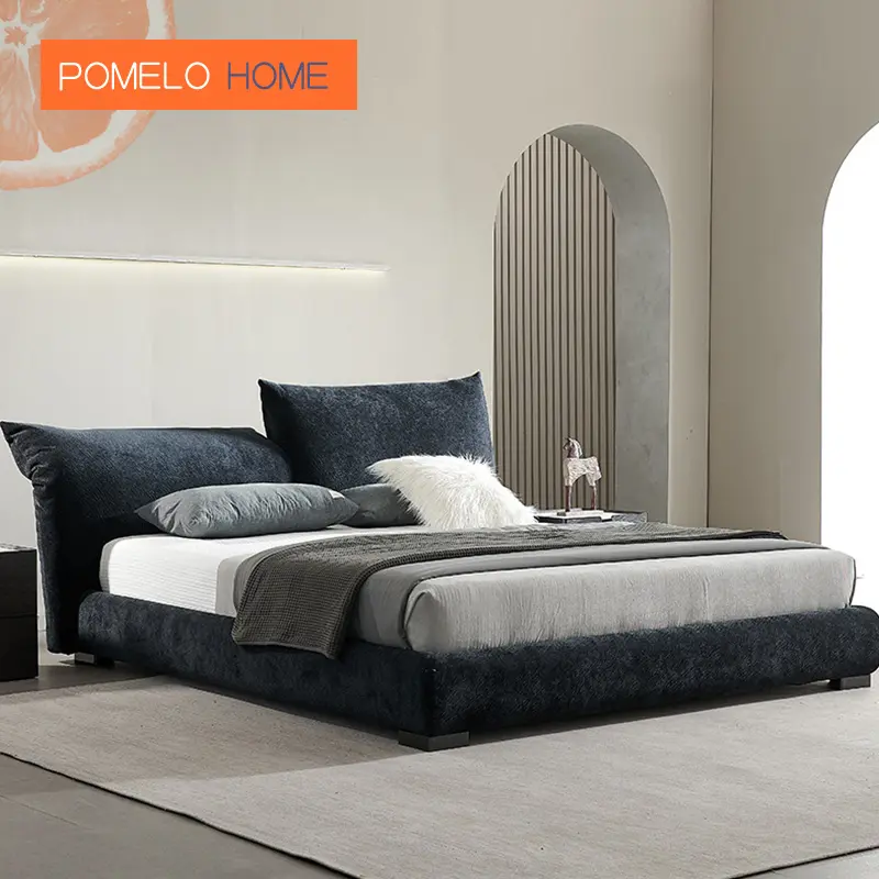 Pomelohome लक्जरी आकार फर्नीचर आधुनिक डिजाइन के लिए बेड बेडरूम राजा डबल डिजाइन सेट Comforters कमरे सेट रानी पत्ती बिस्तर