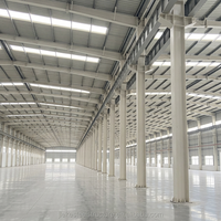 Bâtiment modulaire industriel en acier préfabriqué à poutres en H, écologique, à assemblage rapide, pour atelier, entrepôt, hangar, bureau