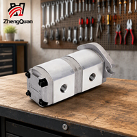Pompe hydraulique à double engrenage haute pression Zhengquan HGP-11A-F3/3R, pompe à huile compacte pour unité de puissance de machines agricoles