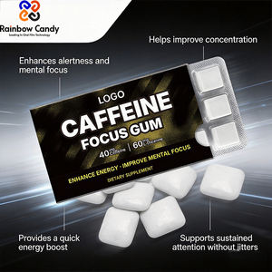 OEM ODM Goma de Mascar para Mejorar la Energía y la Concentración, Suplemento Dietético, Cafeína Natural, L-teanina, Vitaminas B6 <span class=keywords><strong>B12</strong></span>, Sabores a Menta - Product Image 6