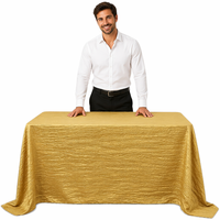 Nappe de luxe imperméable et infroissable en tissu polyester non tissé pour banquets et mariages