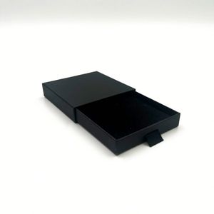 Custom Logo Eco-friendly Cardboard Drawer Pull-Out Magnetic Closure UV Coated Rigid Jewelry Packaging <b>Box</b> - Product Image 1