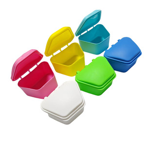 Trapezoidal Dental Storage Box Colored Orthodontic <b>Retainer</b> <b>Case</b> For Home And Commercial Use - Product Image 1