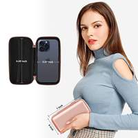 Étui de voyage antichoc personnalisable en EVA rigide pour chargeur, accessoires technologiques, sac carré portable pour batterie externe avec fermeture éclair