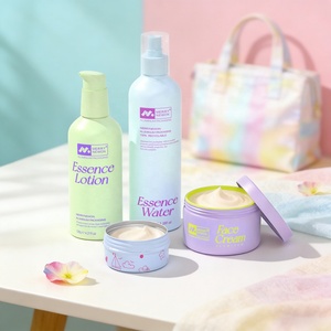 Set de Cuidado Facial Luminoso Macaron |   Envases de Aluminio para Crema, Tarros y Botellas de Aluminio para Lociones y Cremas - Product Image 1
