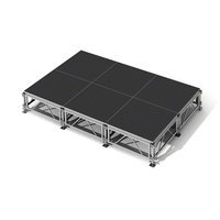 Plate-forme de scène mobile en aluminium Sgaier Truss Truss avec escalier pour groupe/concerts/événements/musique