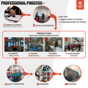 Sunsen电动3轮货运三轮车开式电动摩托车送餐用保暖三轮车triclo Electrico - Product Image 5