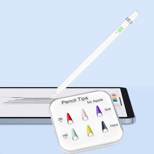 Embouts de rechange en Silicone souple dur 2B HB, plumes colorées amortissantes, pour <span class=keywords><strong>Crayon</strong></span> <span class=keywords><strong>Apple</strong></span> 1er et 2e génération, <span class=keywords><strong>Crayon</strong></span> Logitech - Product Image 3