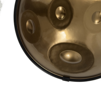 Handpan en acier de frêne de 50 cm, 9+8 D Kurd, entièrement fait main, haute qualité, série Master