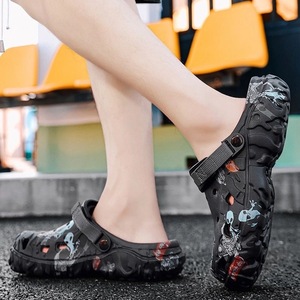 Nouvelles <span class=keywords><strong>tongs</strong></span> de plage style été 2026 avec trous, style streetwear, mignonnes, pour garçons, avec bandeau, en néoprène, semelle extérieure en caoutchouc, motif animal - Product Image 6