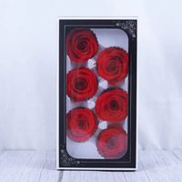 Kepala Bunga Mawar Campuran A B 5-6CM, Bunga Asli Alami Abadi, untuk Dekorasi Buket DIY, Rangkaian Bunga, Kerajinan, Pasokan Pabrik
