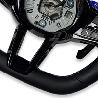 Volant en cuir chauffant personnalisé pour châssis G LCI, compatible avec G20 G30 G80 G01 G02 G87 M3 G82 M240i M550i M240i G90 G15 M340i