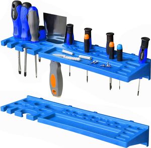 Estante de pared Pegboard de 1150x780mm con 58 accesorios apilables de plástico, estante de taller, contenedor de almacenamiento de plástico, caja de herramientas apilable - Product Image 5
