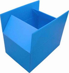 Multi-function PP Corrugated Plastic Foldable Storage Box With Partition Sheet