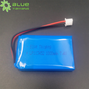 Китайский производитель, 113452 перезаряжаемый литий-полимерный аккумулятор, 1000 мАч, 7,4 В, литий-ионный аккумулятор для дрона - Product Image 2